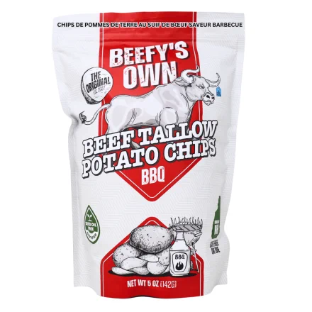 Beefy's Own Tallow Fried Potato Chips BBQ, 142g