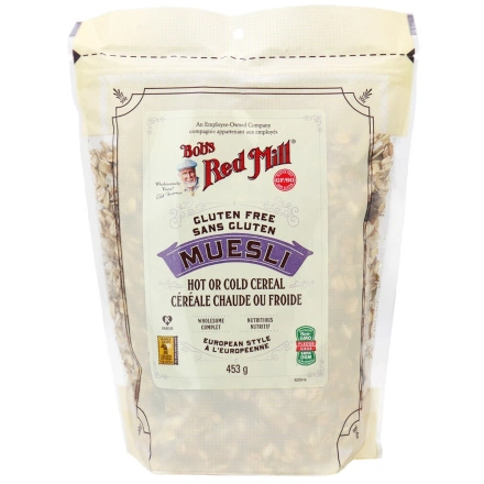 Front of Bob's Red Mill Gluten Free Muesli, 453g