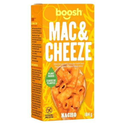Front of Boosh Gluten-Free Plant-Based Mac & Cheeze Nacho