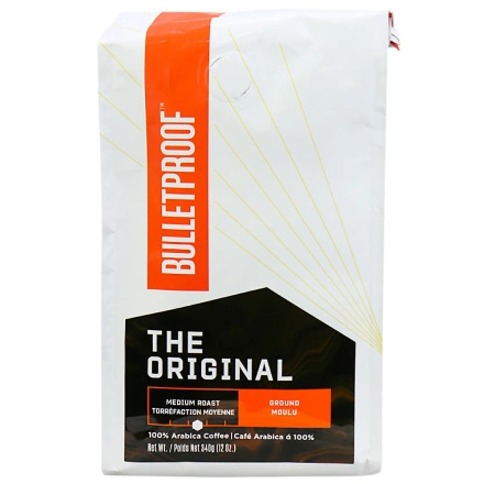 Front of Bulletproof The Original Ground Regular Coffee, 340g
