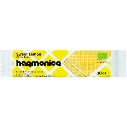 Harmonica Organic Einkorn Crispy Wafer Sweet Lemon, 30g