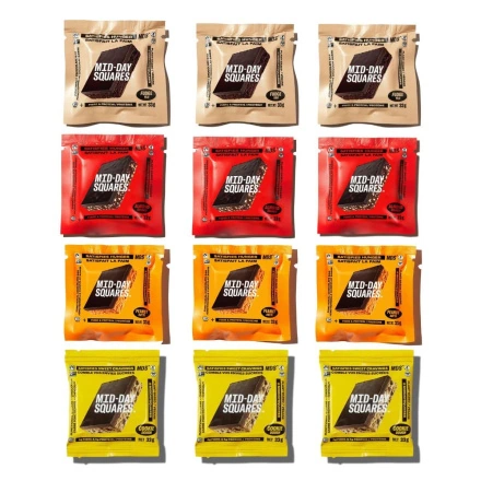 Mid-Day Squares Functional Vegan Chocolate Bar Variety Pack