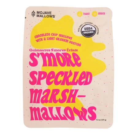 Mojave Mallows Organic Marshmallows S’more Speckled Canada Front