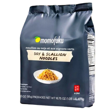 Front of Momofuku Noodles Soy And Scallion