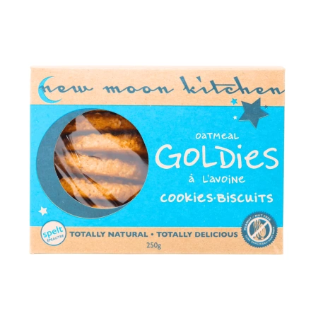 New Moon Kitchen Oatmeal Goldies Cookies Canada Front