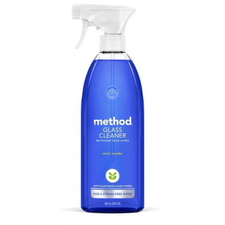 Front of method Glass Cleaner Mint, 828 mL