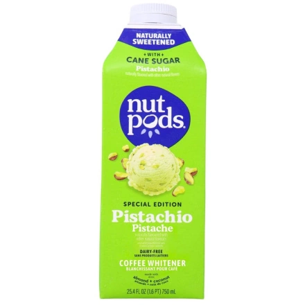 Nutpods Sweetened & Dairy-Free Almond + Coconut Creamer Pistachio Canada Front