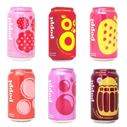 Poppi Prebiotic Soda Variety Pack Best Sellers