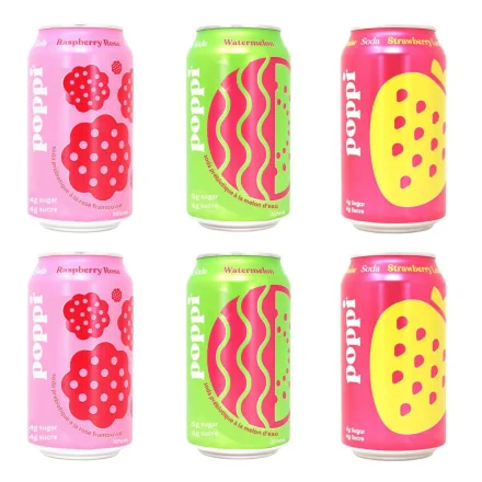 Poppi Prebiotic Soda Fresh  & Fruity Variety Pack