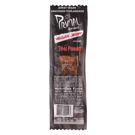 Primal Spirit Vegan Jerky Thai Peanut, 28g