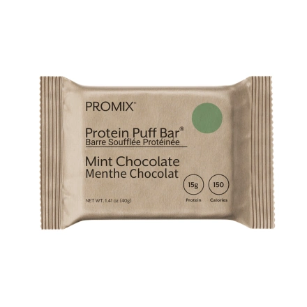 PROMIX Protein Puff Bar Mint Chocolate Canada Front
