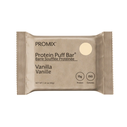 PROMIX Protein Puff Bar Vanilla Canada Front