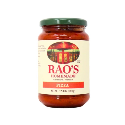 Front of Rao's Homemade Pizza Sauce