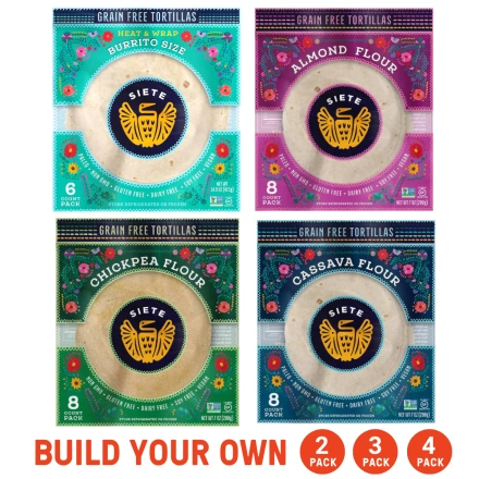 Siete Tortilla Build Your Own Pack