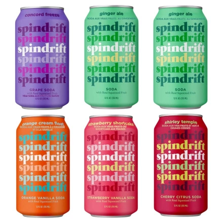 Spindrift Soda Variety 6-Pack Canada Front
