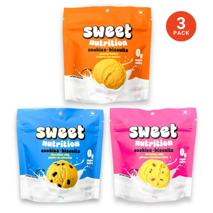 Sweet Nutrition Zero Sugar Cookie Variety Pack