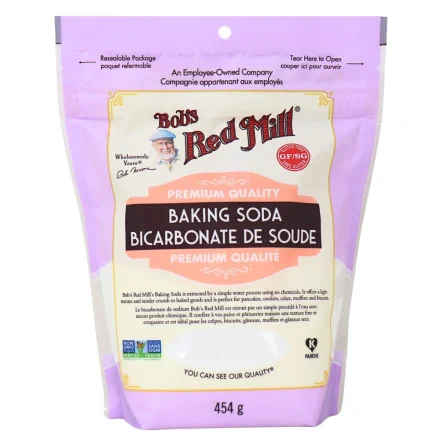 Front of Bob's Red Mill Baking Soda - Leavening Agent - Baking Ingredients - Basic Baking Ingredients
