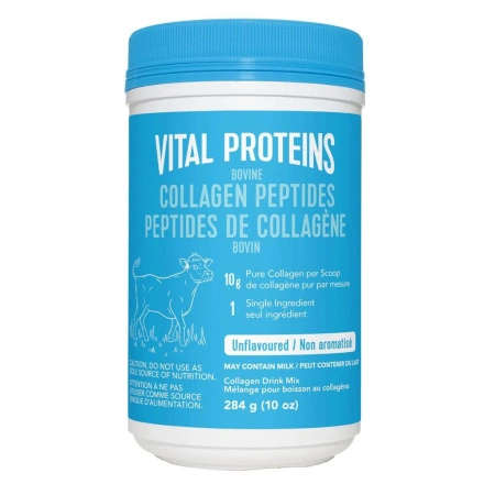 Front of Vital Proteins Pasture-Raised, Grass-Fed Collagen Peptides, 284g 