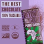 Beyond Good 80% Cocoa Dark Chocolate Pure Dark - Madagascar Cacao Dark Chocolate - Organic Dark Chocolate - Direct Trade Dark Chocolate