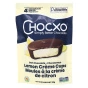 Front of ChocXO Dark Chocolate Lemon Creme Cups - Low Sugar Chocolates - Chocxo Lemon, Lemon Chocolate - Chocxo Dark Chocolate