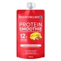 Front of Designer Wellness High Protein Smoothie Pouch Premade Smoothie For On The Go Strawberry Banana Smoothie