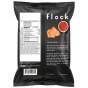 Back of Flock Chicken Skin Crisps Hattie B’s Hot Nashville - Chicken Skin Chips - Chicken Chips - Keto Protein Chips