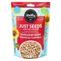 Front of Healthy Crunch Just Seeds Sunflower Seeds - Raw Sunflower Seeds - Hulled Sunflower Seeds - Sunflower Seeds To Eat