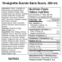 Nutrition of G Hughes Sugar Free Sweet Vinaigrette, 355mL