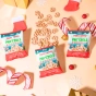 No Whey Foods Allergen-Free Pretzels Candy Topped White Chocolate - Chocolate Dipped Pretzels - Dipped Chocolate Pretzels - Candy Cane Pretzels