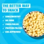 Plant Up High Protein Puffs Garlic Parmesan - Protein Cheese Puffs - Protein Cheese Balls - High Protein Cheese Balls