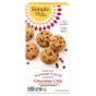 Front of Simple Mills Grain-Free Crunchy Cookies Chocolate Chip, 156g