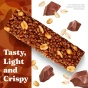 Simply Protein Gluten Free Crispy Snack Bars Peanut Butter Chocolate - Simply Protein Protein Bars - Gluten Free Protein Bar - Peanut Butter Protein Bar