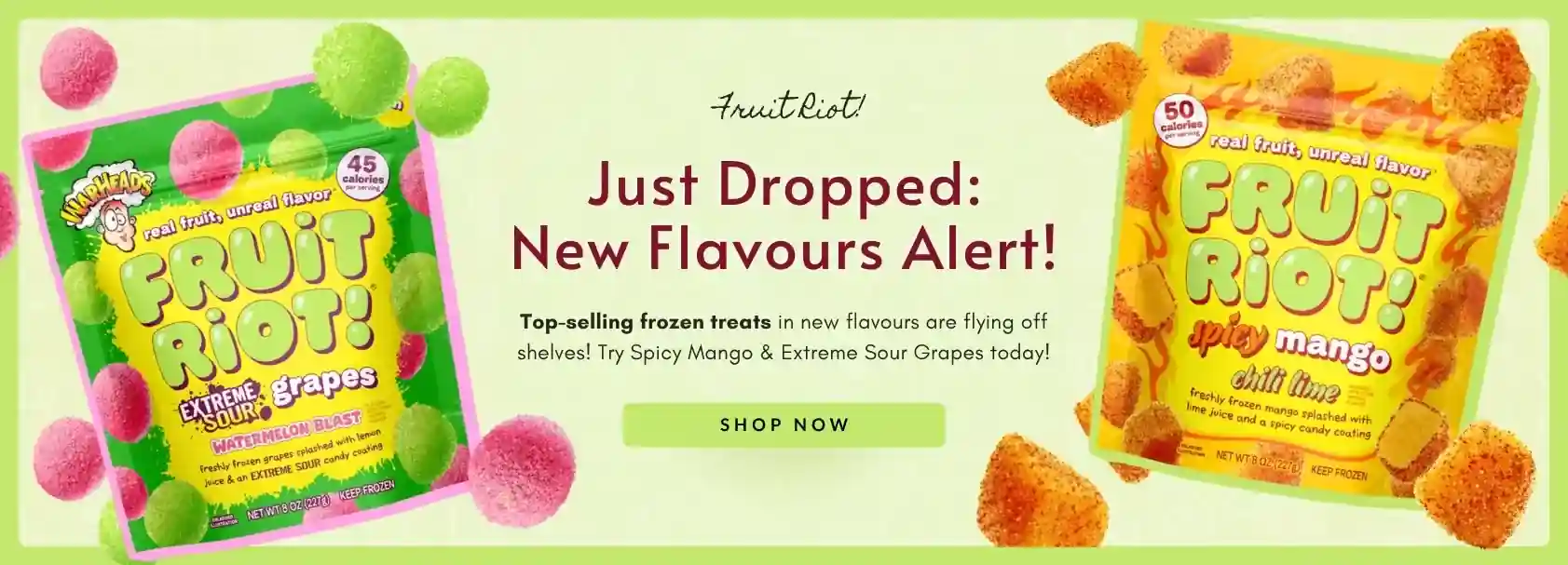 Fruit Riot in NEW Flavours