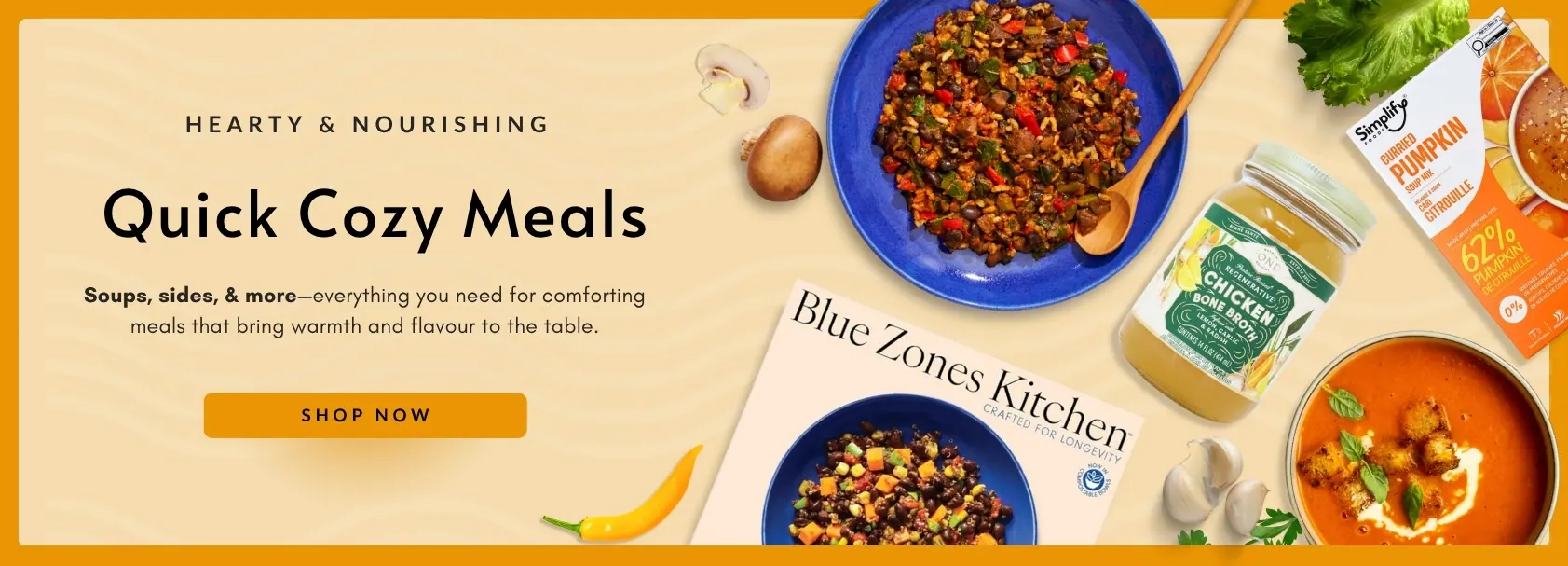 shop quick cozy meals