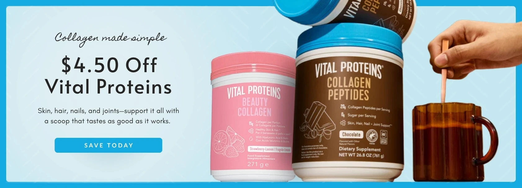 Vital Proteins $4.50 off