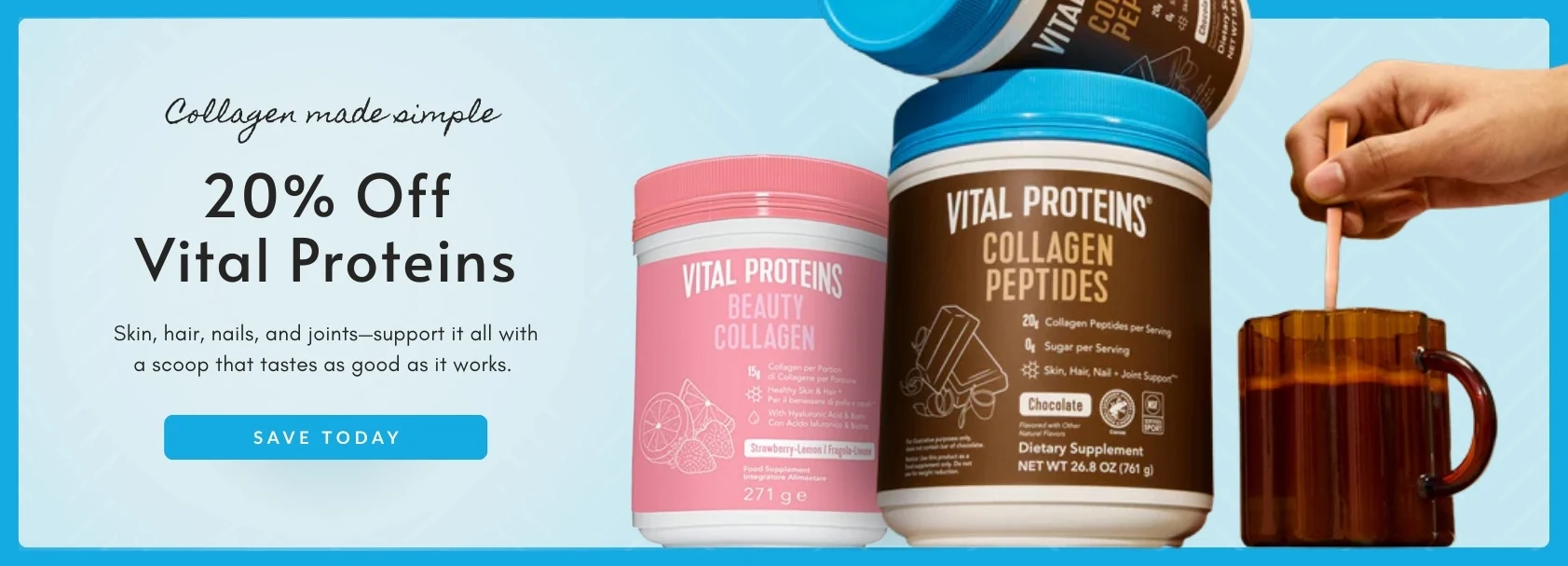 20% Off Vital Proteins